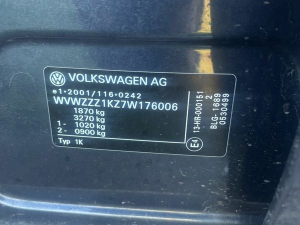 Volkswagen Golf Hatchback, Petrol, 2007, Blue