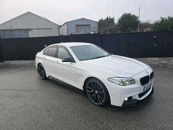 BMW 5-Series Saloon, Diesel, 2014, White