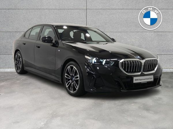 BMW 5-Series Saloon, Petrol Plug-in Hybrid, 2024, Black