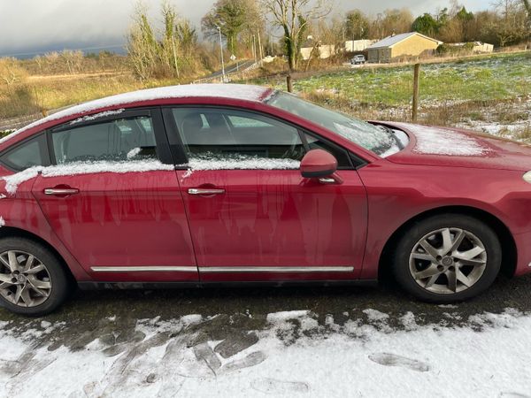 Citroen C5 Saloon, Diesel, 2009, Red