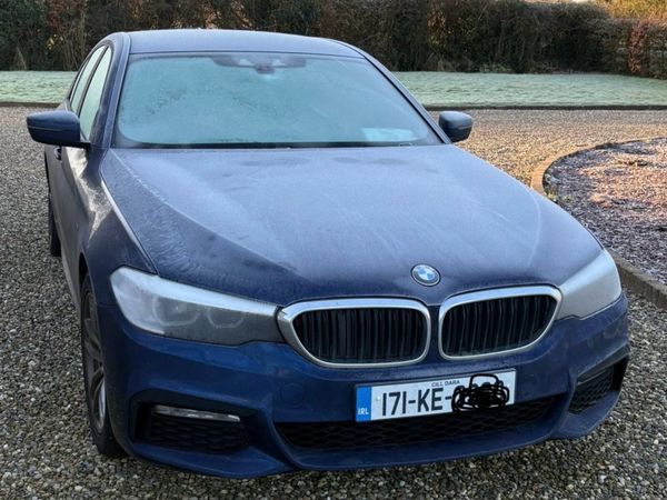BMW 5-Series Saloon, Diesel, 2017, Blue