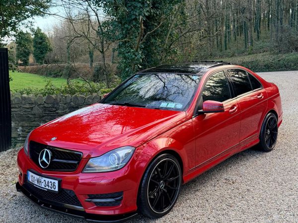 Mercedes-Benz C-Class Saloon, Diesel, 2013, Red