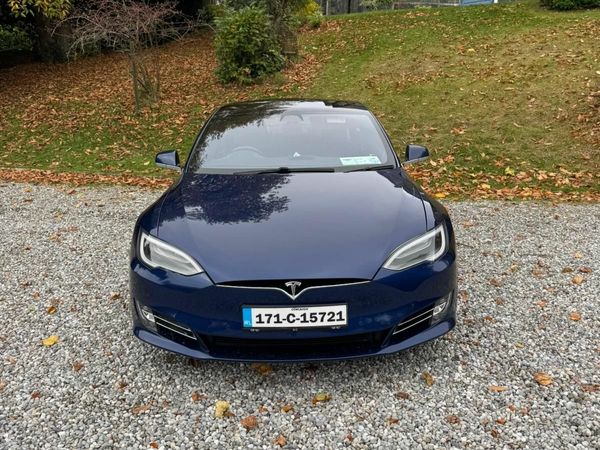 Tesla Model S Hatchback, Electric, 2017, Blue