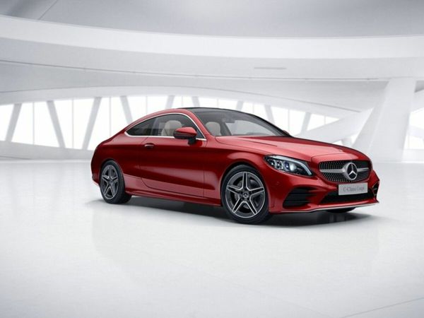 Mercedes-Benz C-Class Coupe, Diesel, 2021, Red