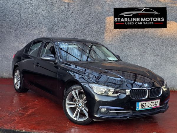 BMW 3-Series Saloon, Petrol Plug-in Hybrid, 2016, Black