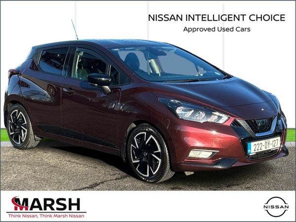 Nissan Micra Hatchback, Petrol, 2022, Red
