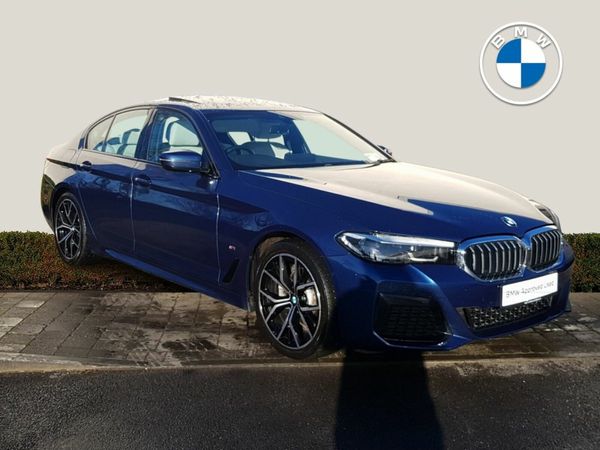 BMW 5-Series Saloon, Diesel, 2023, Blue