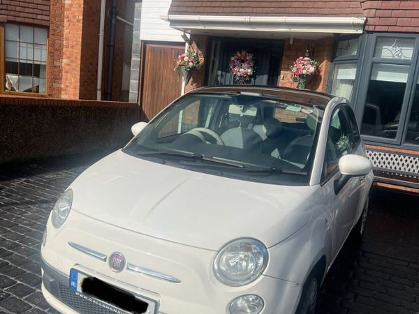 Fiat 500 Hatchback, Petrol, 2010, White