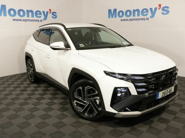 Hyundai Tucson SUV, Petrol Hybrid, 2025, White
