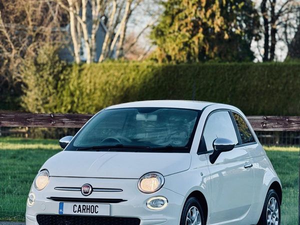 Fiat 500 Hatchback, Petrol, 2018, White
