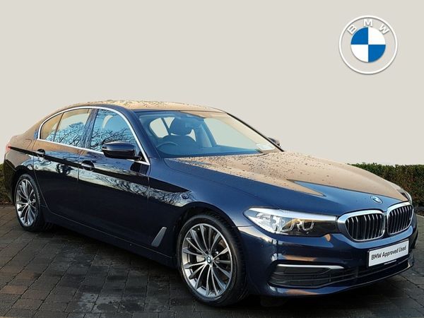 BMW 5-Series Saloon, Diesel, 2017, Blue