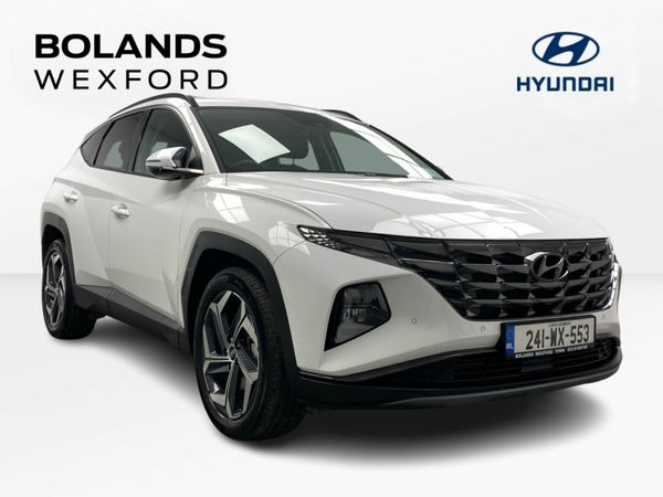 Hyundai Tucson SUV, Petrol Hybrid, 2024, White