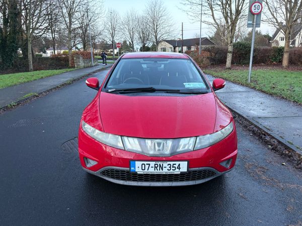 Honda Civic Hatchback, Petrol, 2007, Red