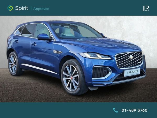 Jaguar F-Pace SUV, Petrol Hybrid, 2022, Blue