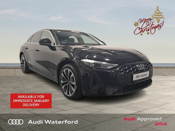 Audi A5 Saloon, Petrol Plug-in Hybrid, 2026, Black