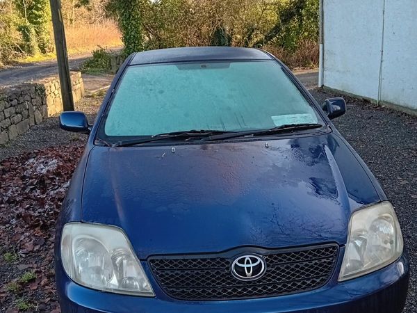 Toyota Corolla Saloon, Petrol, 2003, Blue