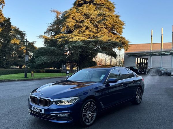BMW 5-Series Saloon, Diesel, 2017, Blue
