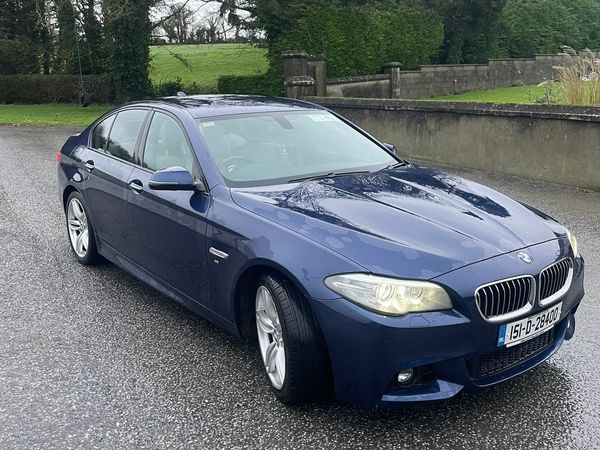BMW 5-Series Saloon, Diesel, 2015, Blue