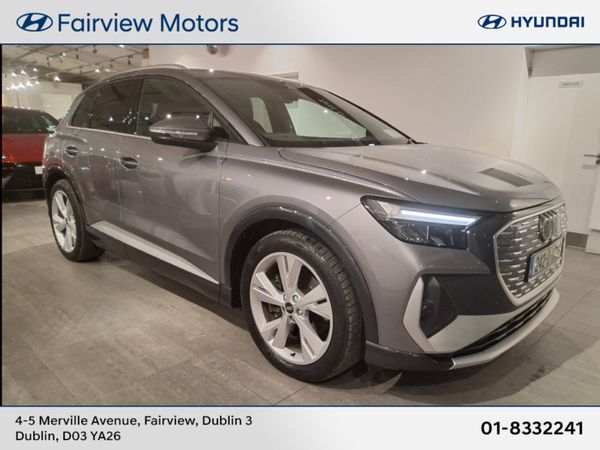 Audi Q4 e-tron SUV, Electric, 2024, Grey