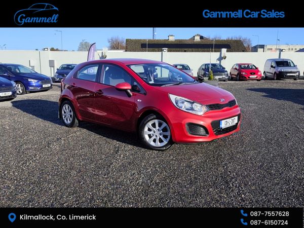 Kia Rio Hatchback, Diesel, 2013, Red