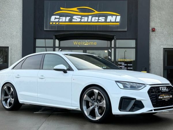 Audi A4 Saloon, Diesel Hybrid, 2023, White