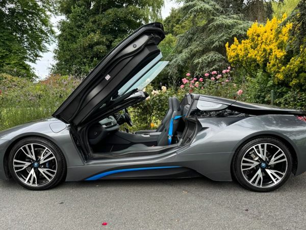 BMW i8 Convertible, Petrol Plug-in Hybrid, 2020, White