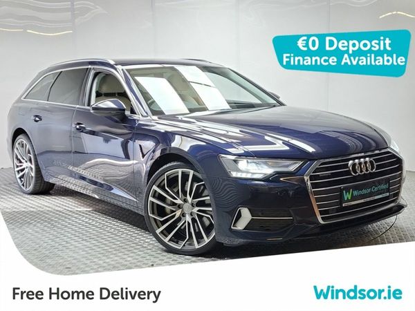 Audi A6 Estate, Petrol Plug-in Hybrid, 2023, Blue