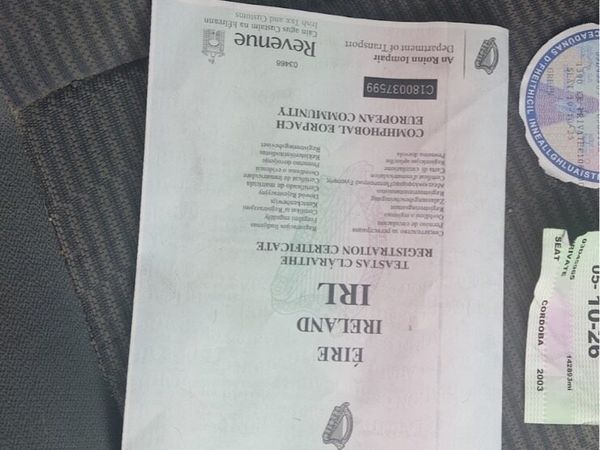 SEAT Cordoba Saloon, Petrol, 2003, Green