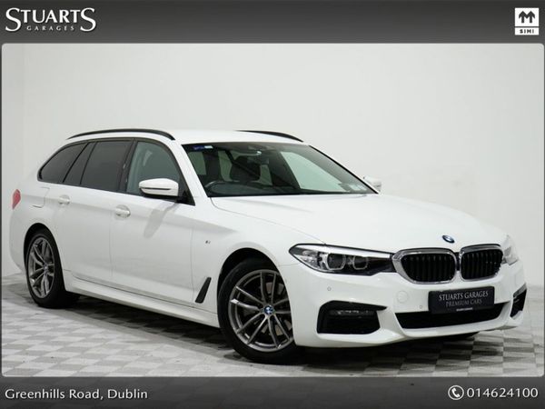 BMW 5-Series Estate, Diesel, 2020, White