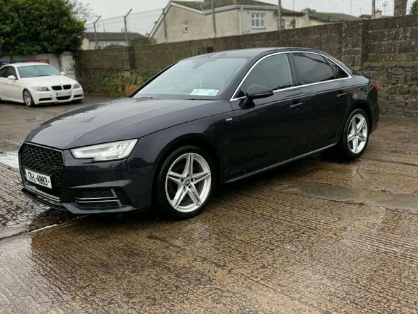 Audi A4 Saloon, Diesel, 2017, Blue