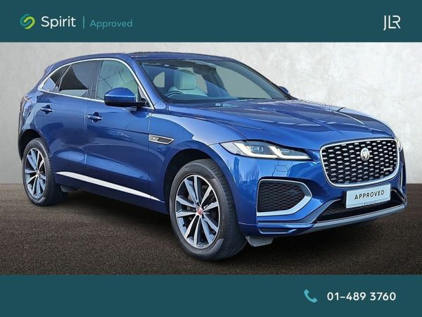 Jaguar F-Pace SUV, Petrol Hybrid, 2022, Blue
