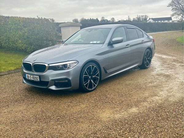 BMW 5-Series Saloon, Diesel, 2018, Blue