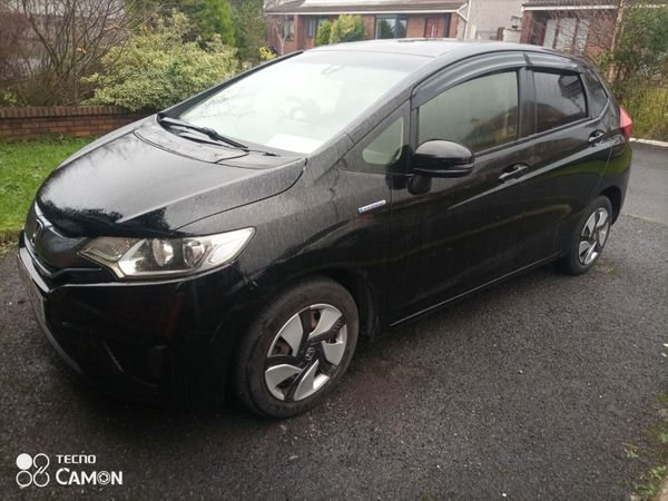 Honda Fit Hatchback, Petrol Hybrid, 2014, Black