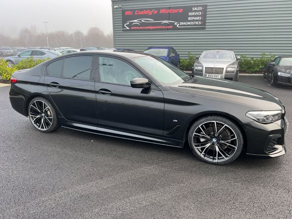 BMW 5-Series Saloon, Diesel Hybrid, 2022, Black