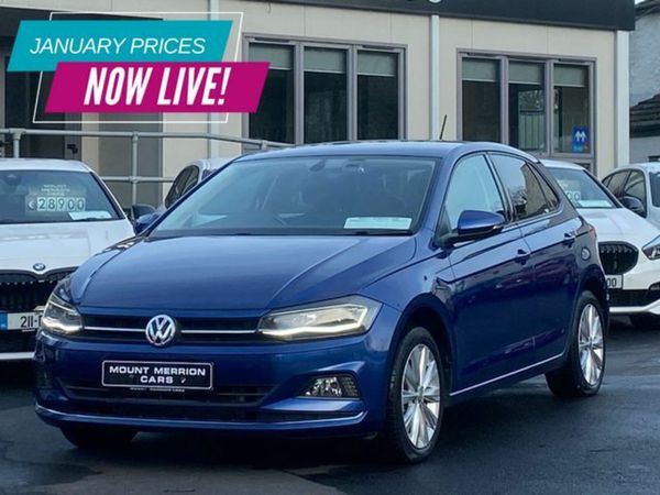 Volkswagen Polo Hatchback, Petrol, 2018, Blue