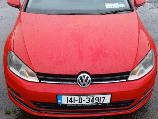 Volkswagen Golf Hatchback, Diesel, 2014, Red