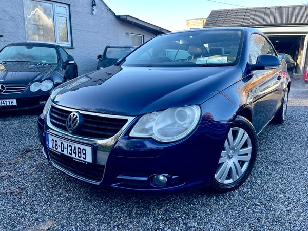 Volkswagen Eos Convertible, Petrol, 2008, Blue
