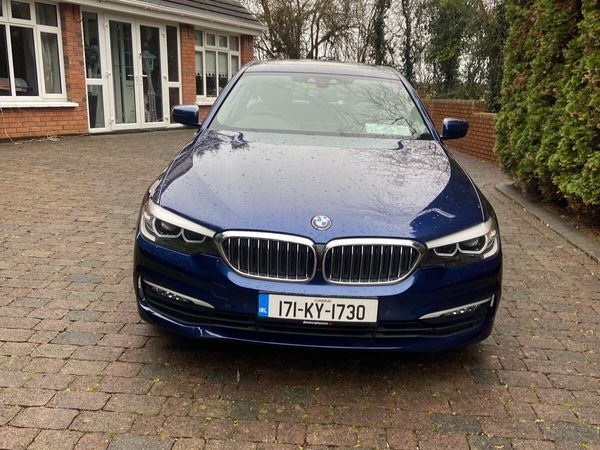 BMW 5-Series Saloon, Diesel, 2017, Blue