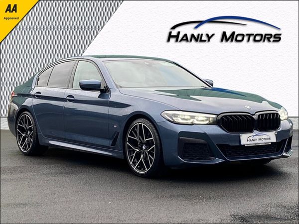 BMW 5-Series Saloon, Diesel, 2023, Blue