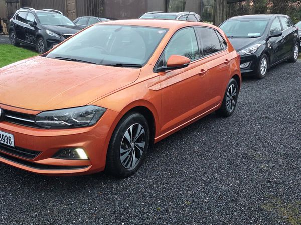 Volkswagen Polo Hatchback, Petrol, 2018, Orange