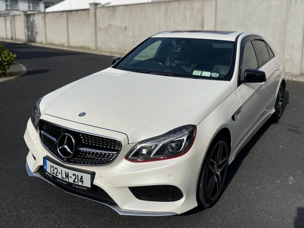 Mercedes-Benz E-Class Saloon, Diesel Hybrid, 2013, White