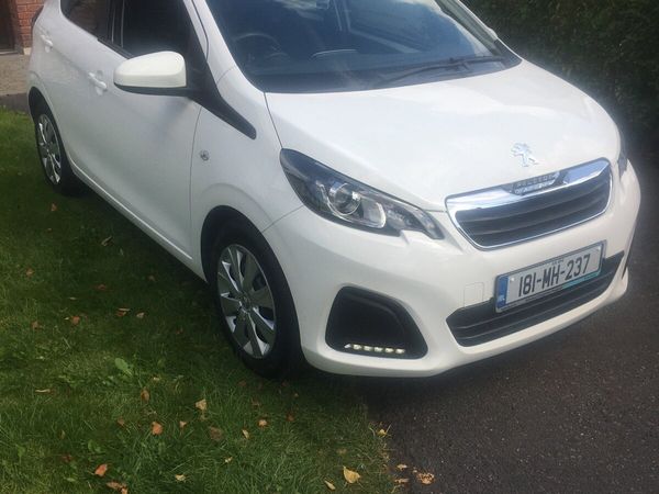 Peugeot 108 Hatchback, Petrol, 2018, White