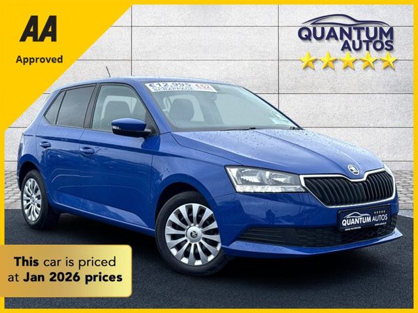 Skoda Fabia Hatchback, Petrol, 2021, Blue