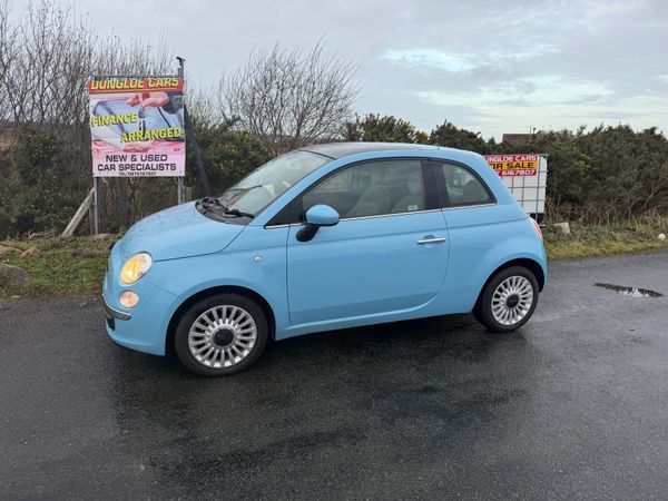 Fiat 500 Hatchback, Petrol, 2013, Blue