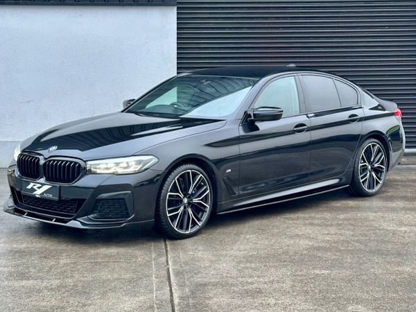 BMW 5-Series Saloon, Diesel Hybrid, 2021, Black