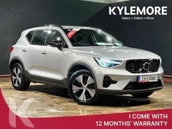 Volvo XC40 SUV, Petrol Hybrid, 2023, Silver