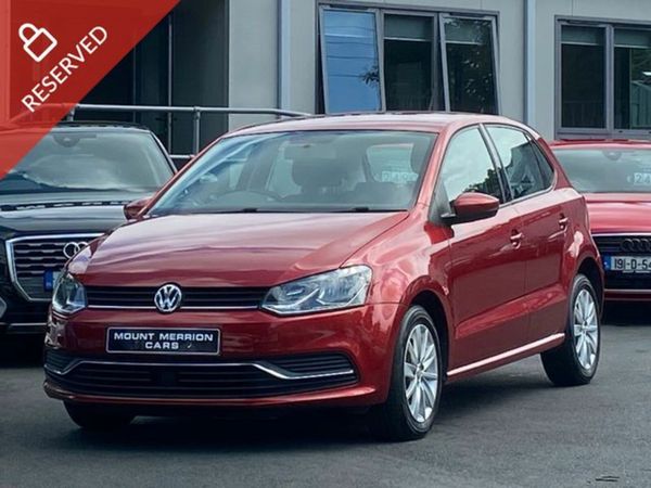 Volkswagen Polo Hatchback, Petrol, 2017, Red