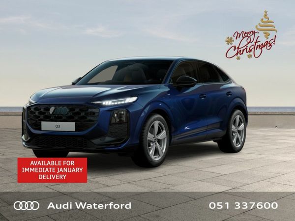 Audi Q3 SUV, Petrol Hybrid, 2026, Blue
