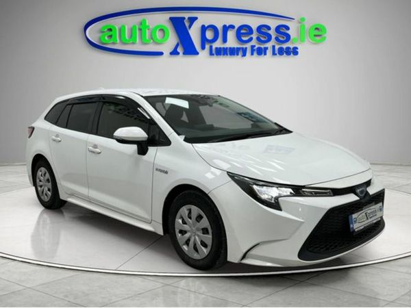 Toyota Corolla Estate, Petrol Hybrid, 2020, White