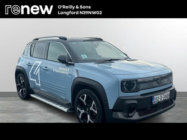 Renault 4 Hatchback, Electric, 2025, Blue